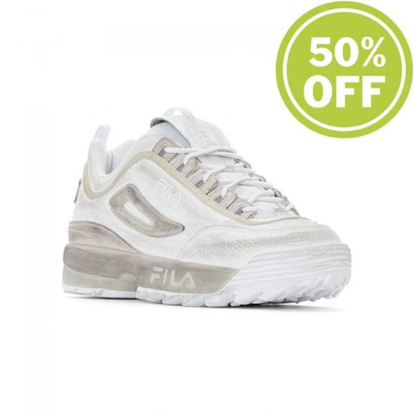 Tênis Fila Homem Branco - Fila Disruptor Low Loja Online Portugal,JARK-94037